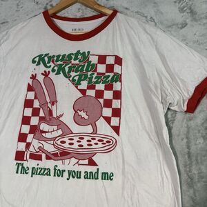 SpongeBob SquarePants Krusty Krab Pizza Ringer T-Shirt XL BoxLunch Exclusive